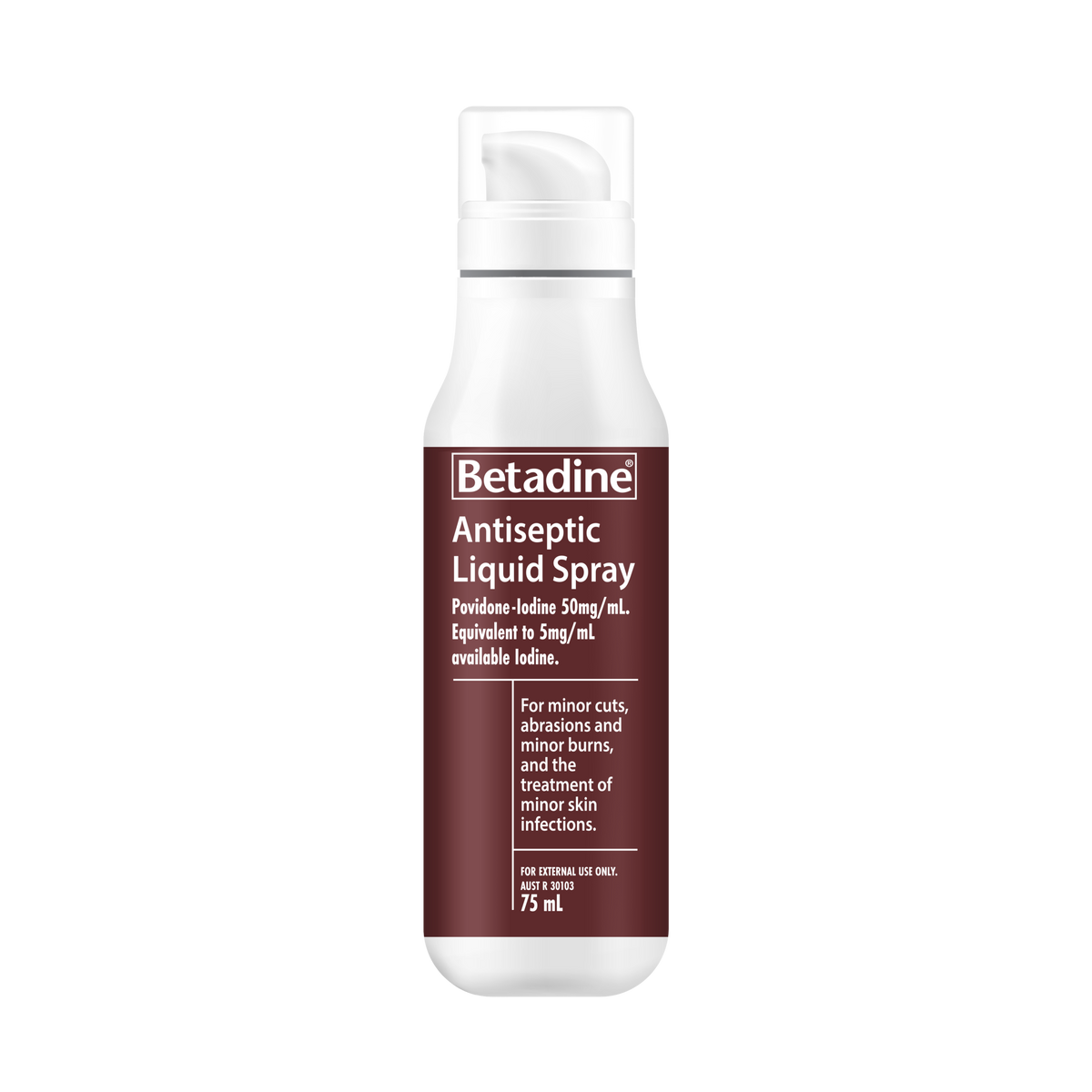 Betadine Antiseptic Liquid Spray 75mL