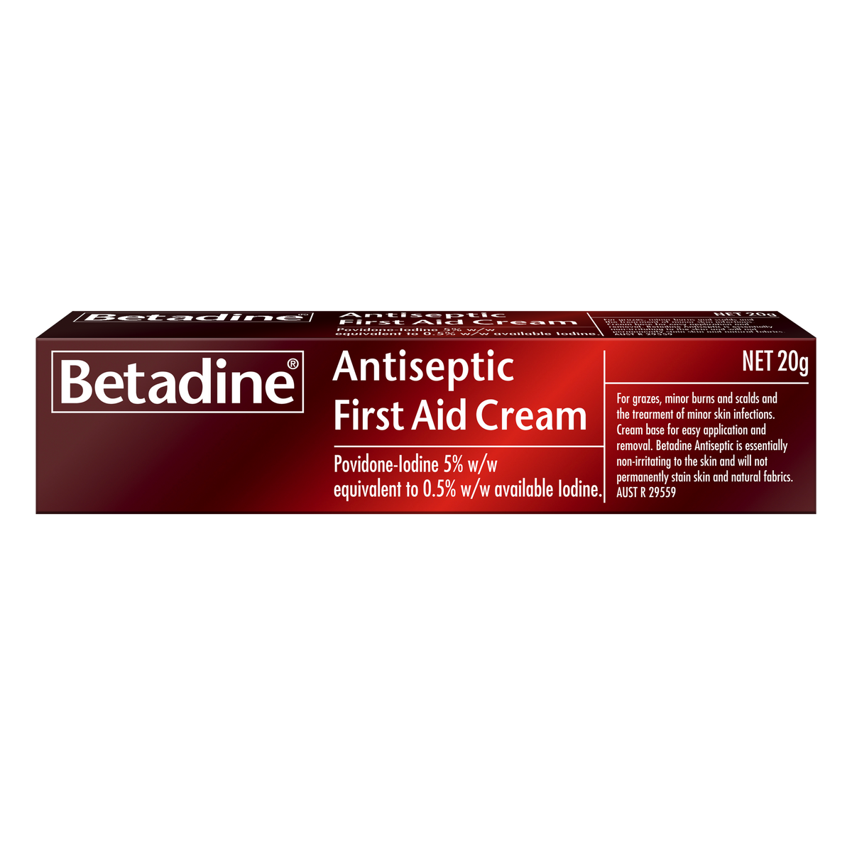Betadine Antiseptic First Aid Cream 20 g