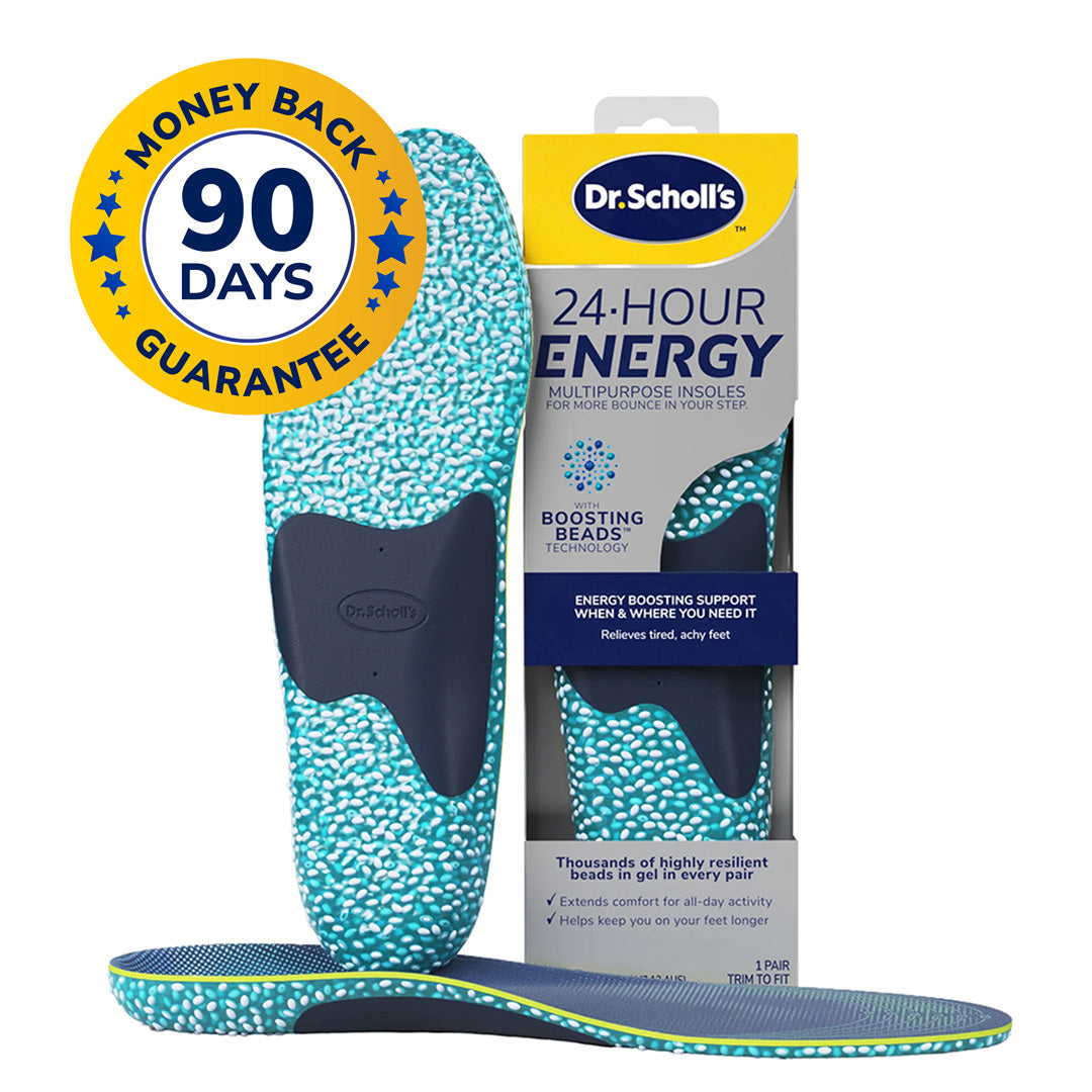 Scholl 24 Hour Energy Multipurpose Insoles Small 1 Pair