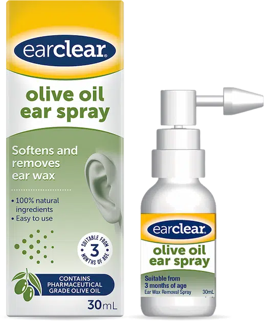 Ear Clear Olive Oil Ear Spray 30mL