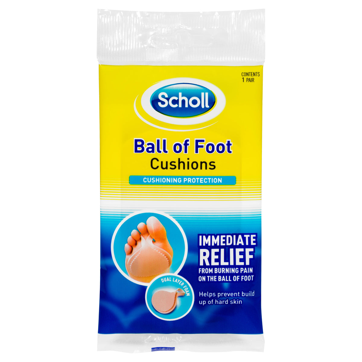 Scholl Ball of Foot Cushions 1 Pair