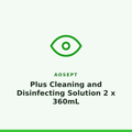 AOSept Plus Cleaning and Disinfecting Solution 2 x 360mL