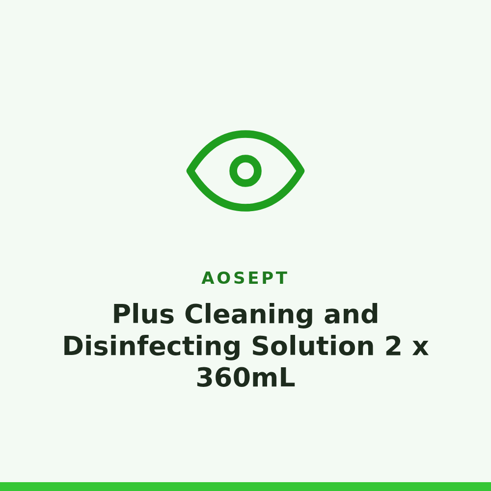AOSept Plus Cleaning and Disinfecting Solution 2 x 360mL