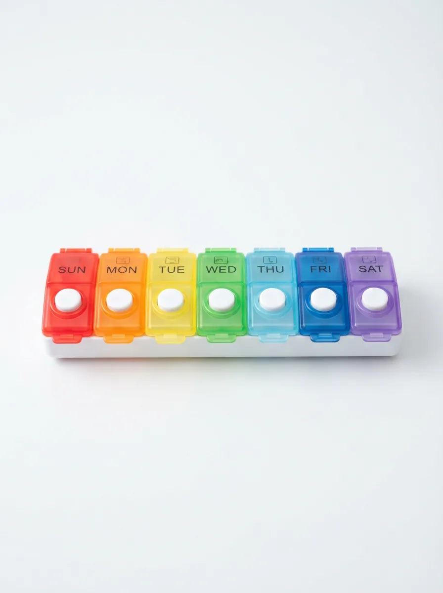 Ezy Dose 7 Day Push Button Pill Reminder Extra Large