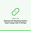 Band-Aid Advanced Healing Hydro Seal Large Gel 6 Strips