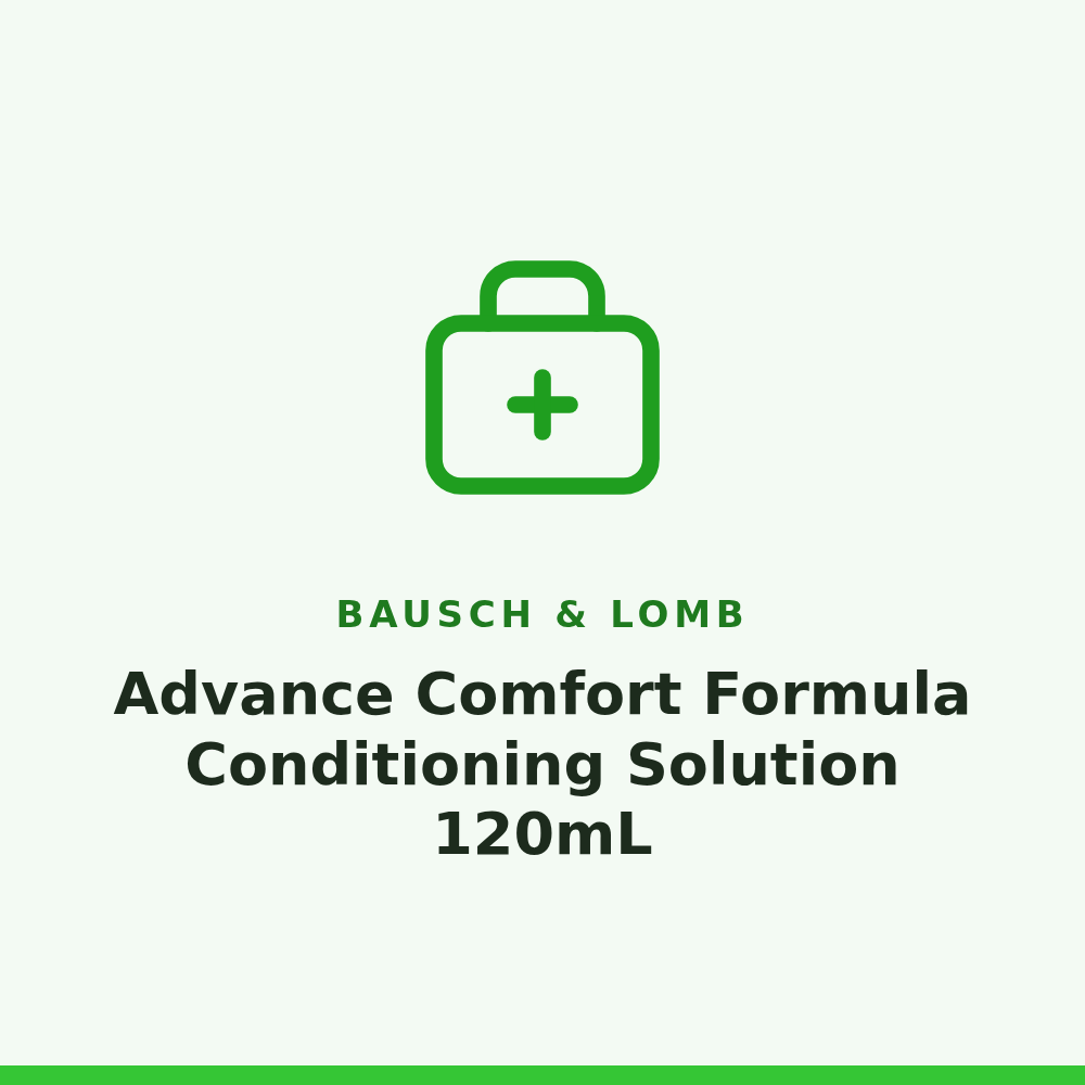Bausch & Lomb Advance Comfort Formula Conditioning Solution 120mL