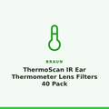 Braun ThermoScan IR Ear Thermometer Lens Filters 40 Pack