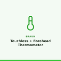 Braun Touchless + Forehead Thermometer