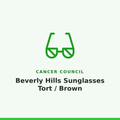 Cancer Council Beverly Hills Sunglasses Tort / Brown 1 Pair