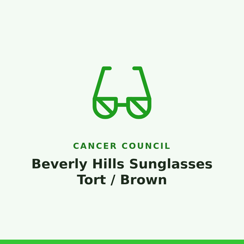 Cancer Council Beverly Hills Sunglasses Tort / Brown 1 Pair