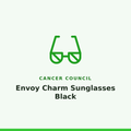 Cancer Council Envoy Charm Sunglasses Black 1 Pair