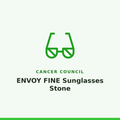 Cancer Council ENVOY FINE Sunglasses Stone 1 Pair