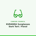 Cancer Council KURANDA Sunglasses Dark Tort / Floral 1 Pair