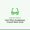 Cancer Council LILLI PILLI Sunglasses Crystal Moss Grad 1 Pair