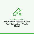 Chemists' Own PROCHECK Ferritin Rapid Test Cassette (Whole Blood) 1 Pack
