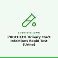Chemists' Own PROCHECK Urinary Tract Infections Rapid Test (Urine) 1 Pack