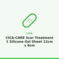 CICA-CARE Scar Treatment 1 Silicone Gel Sheet 12cm x 6cm