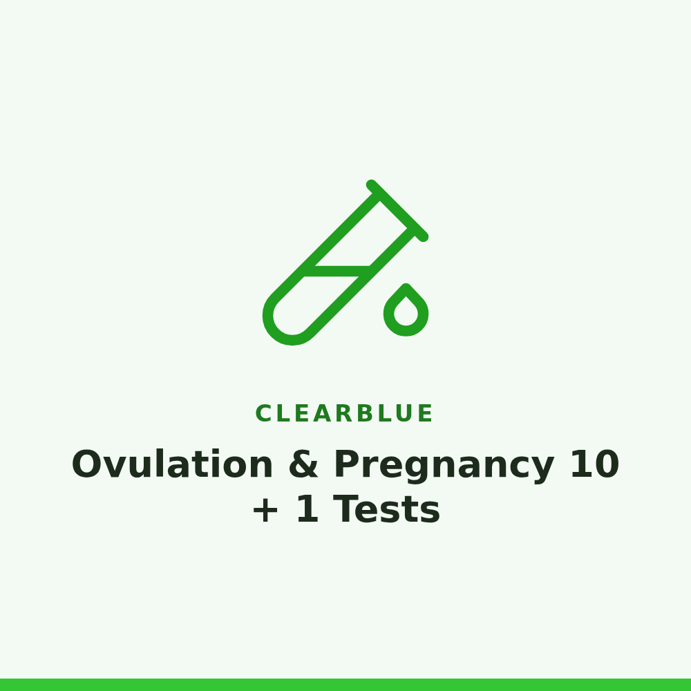 Clearblue Ovulation & Pregnancy 10 + 1 Tests