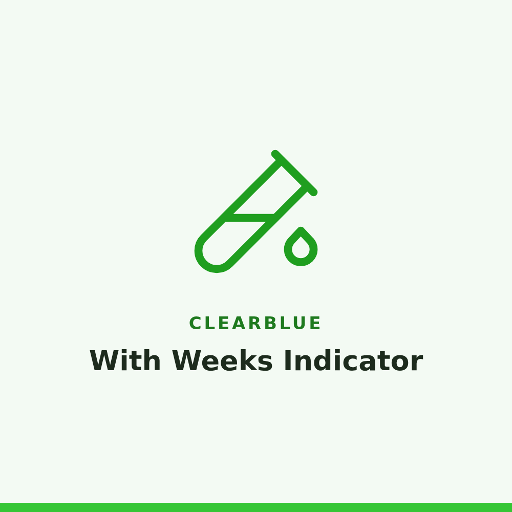 Clearblue With Weeks Indicator 1 Pack