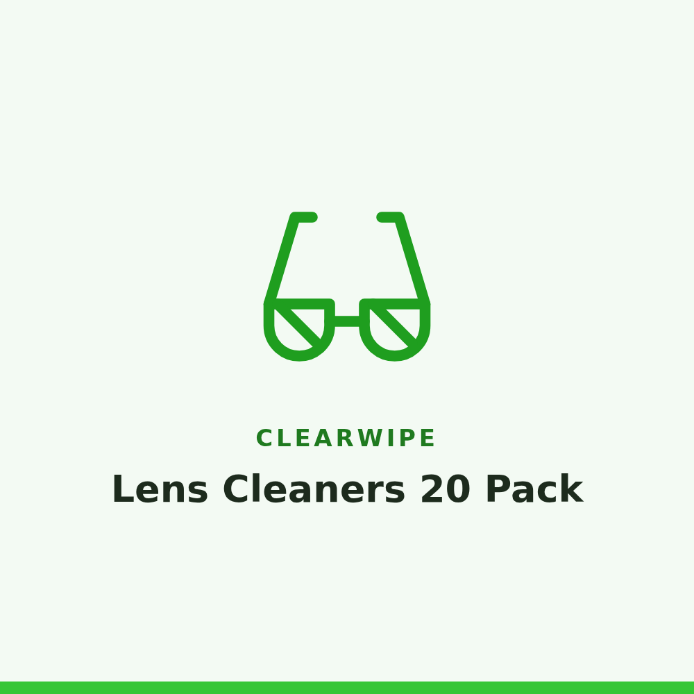 Clearwipe Lens Cleaners 20 Pack