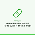 Cutilin Low-Adherent Wound Pads 10cm x 10cm 5 Pack