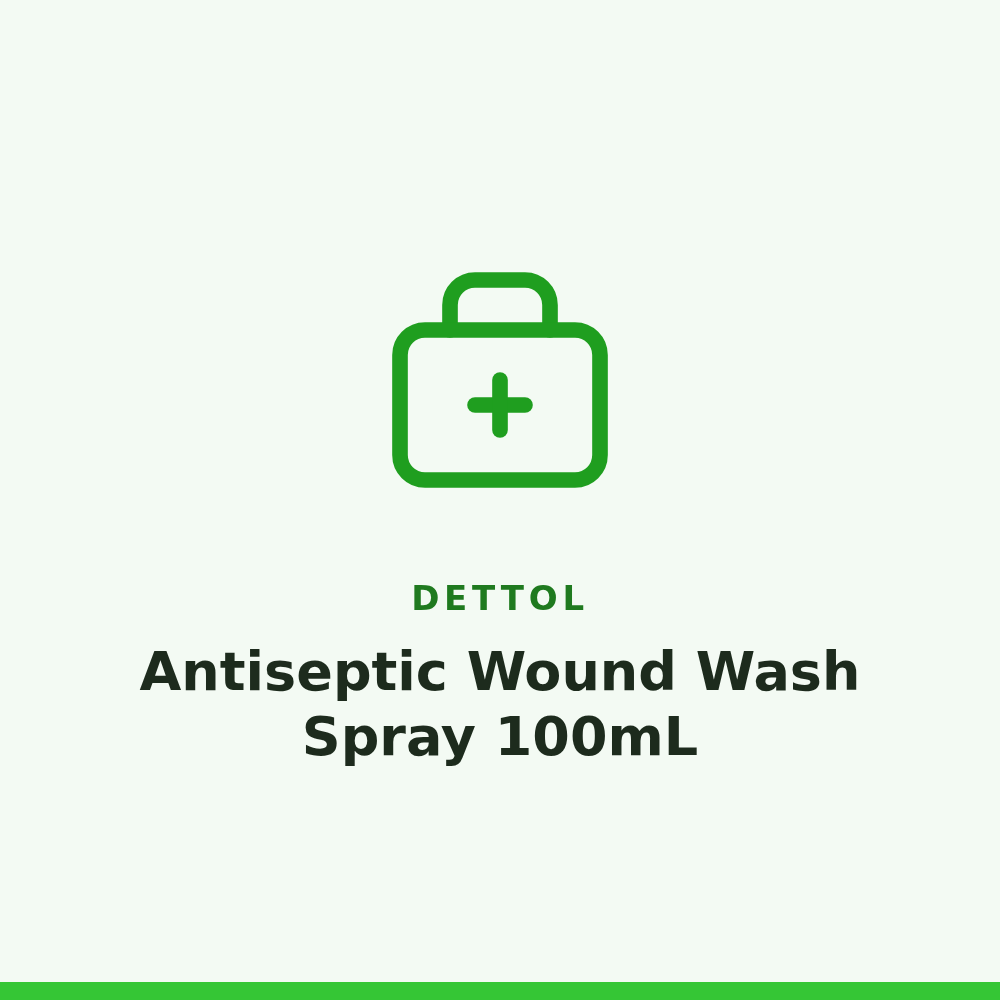 Dettol Antiseptic Wound Wash Spray 100mL