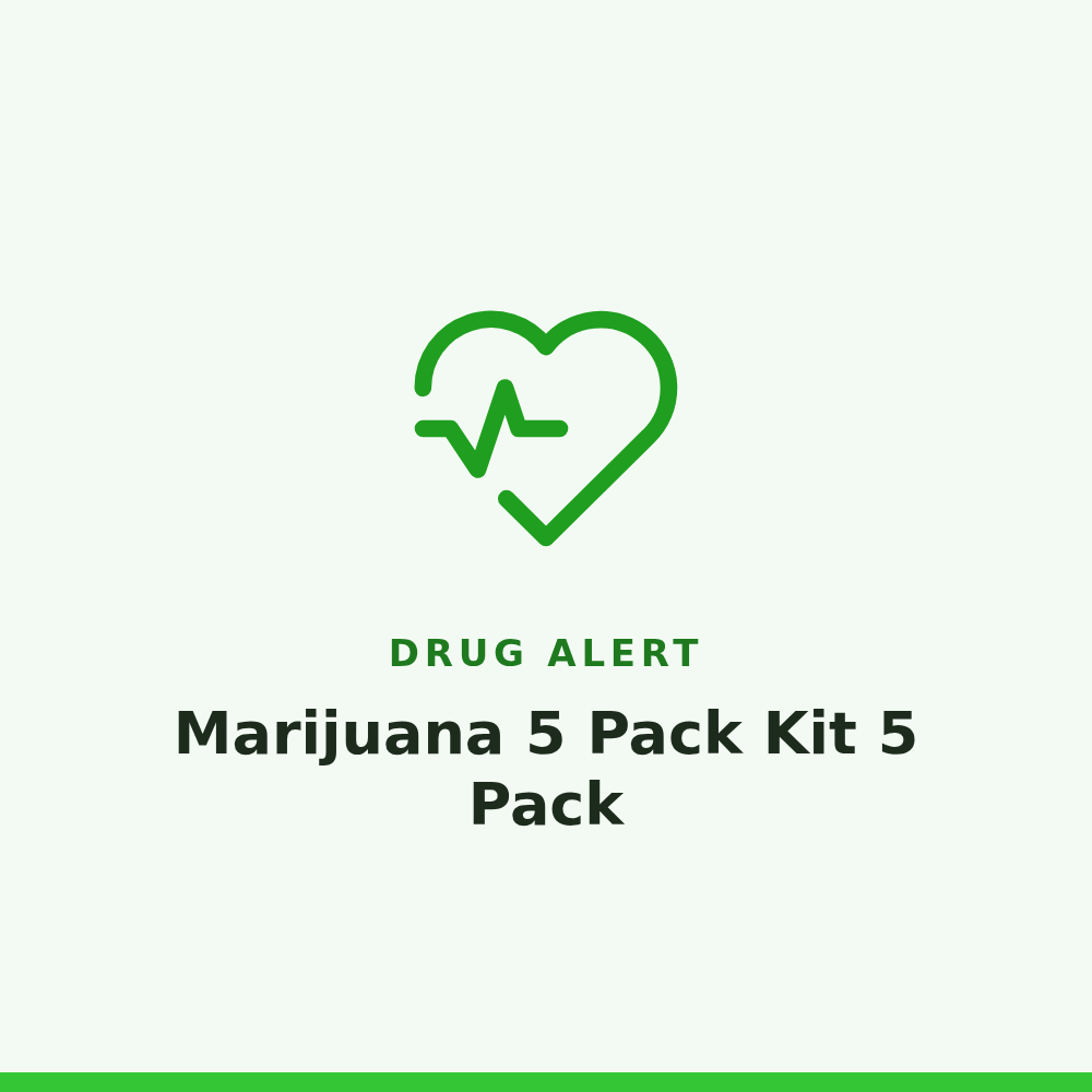 Drug Alert Marijuana 5 Pack Kit 5 Pack