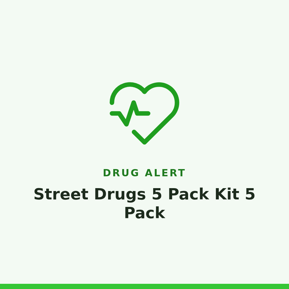 Drug Alert Street Drugs 5 Pack Kit 5 Pack