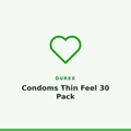 Durex Condoms Thin Feel 30 Pack