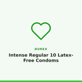 Durex Intense Regular 10 Latex-Free Condoms
