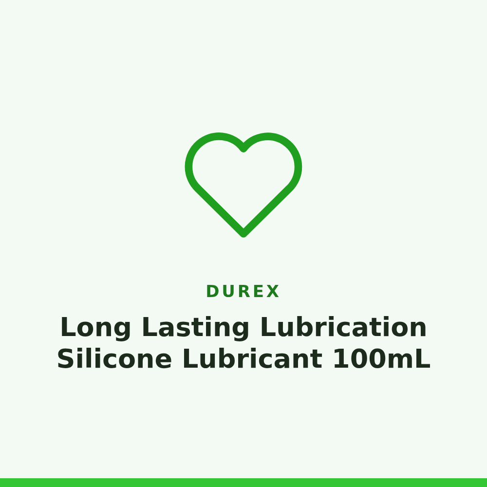 Durex Long Lasting Lubrication Silicone Lubricant 100mL