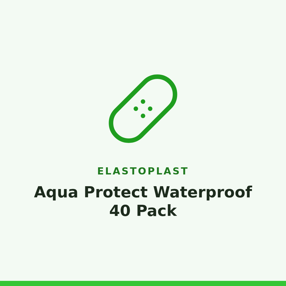 Elastoplast Aqua Protect Waterproof 40 Pack