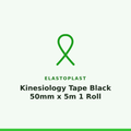 Elastoplast Kinesiology Tape Black 50mm x 5m 1 Roll