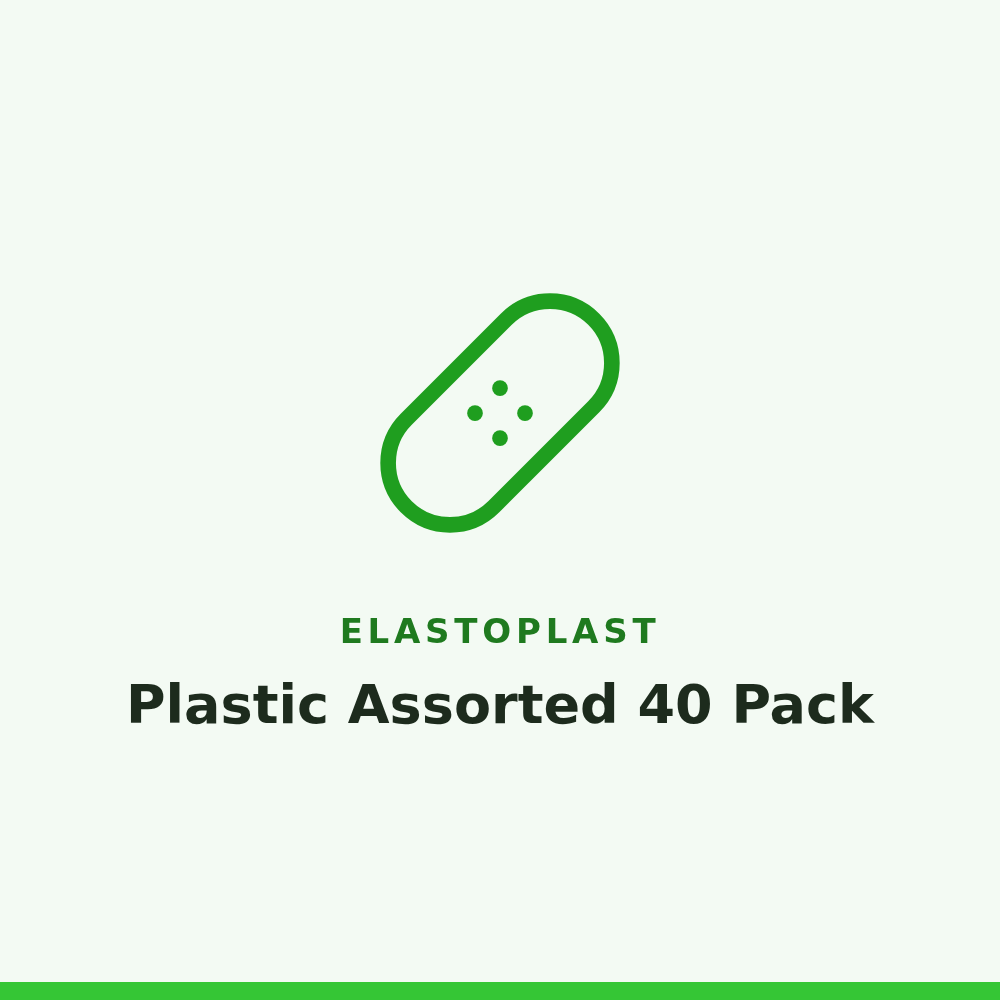 Elastoplast Plastic Assorted 40 Pack
