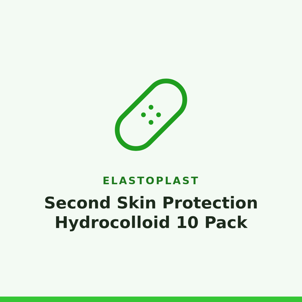 Elastoplast Second Skin Protection Hydrocolloid 10 Pack
