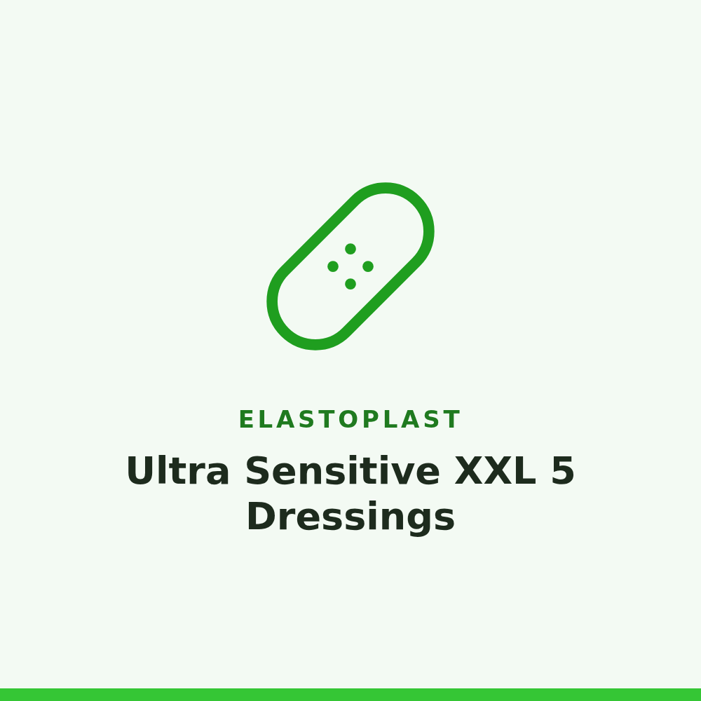 Elastoplast Ultra Sensitive XXL 5 Dressings