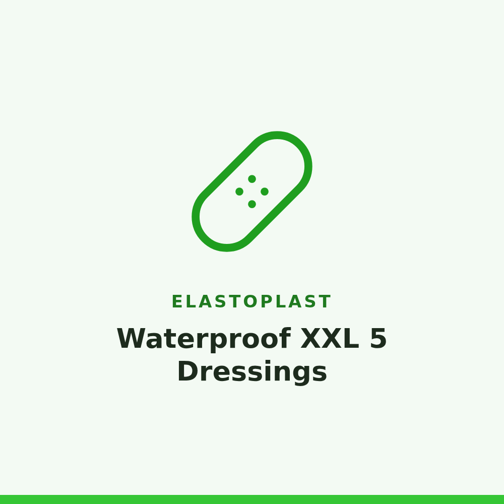 Elastoplast Waterproof XXL 5 Dressings