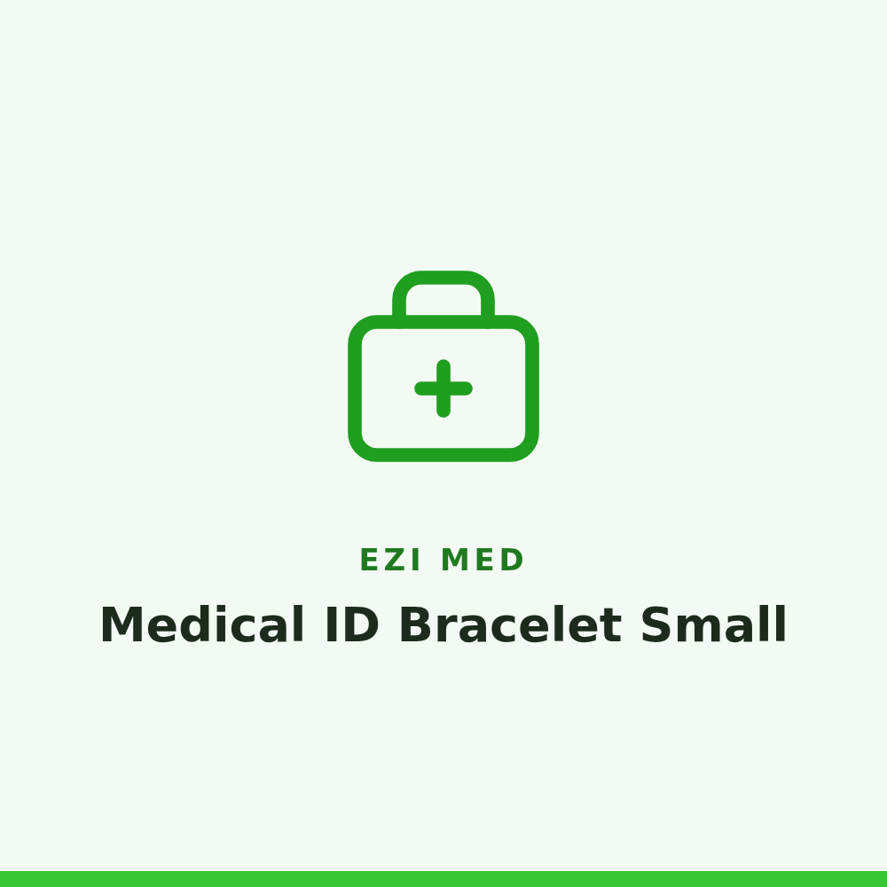 Ezi Med Medical ID Bracelet Small