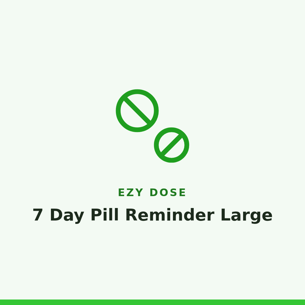 Ezy Dose 7 Day Pill Reminder Large
