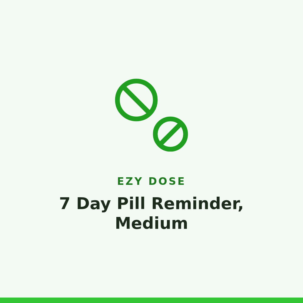 Ezy Dose 7 Day Pill Reminder, Medium