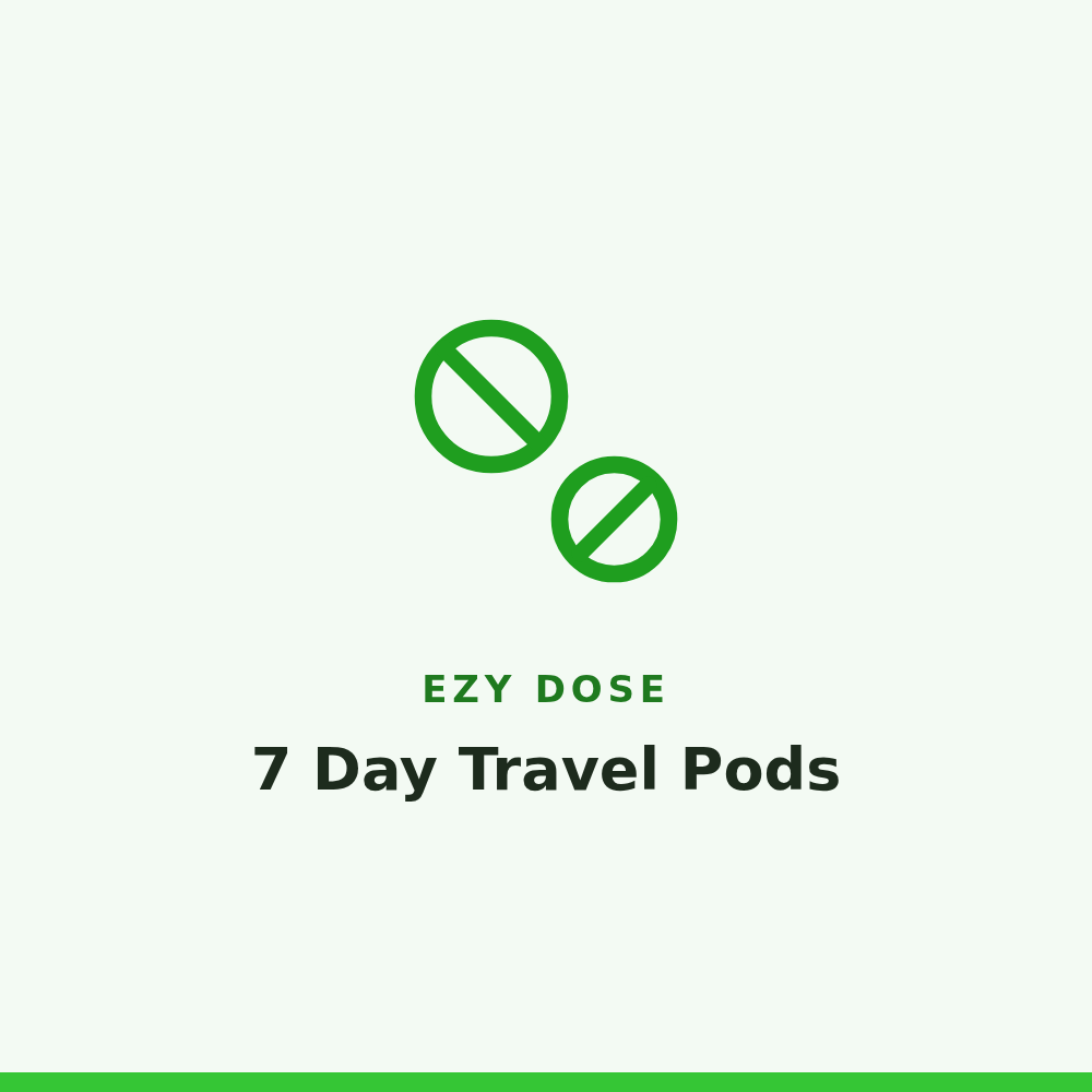 Ezy Dose 7 Day Travel Pods