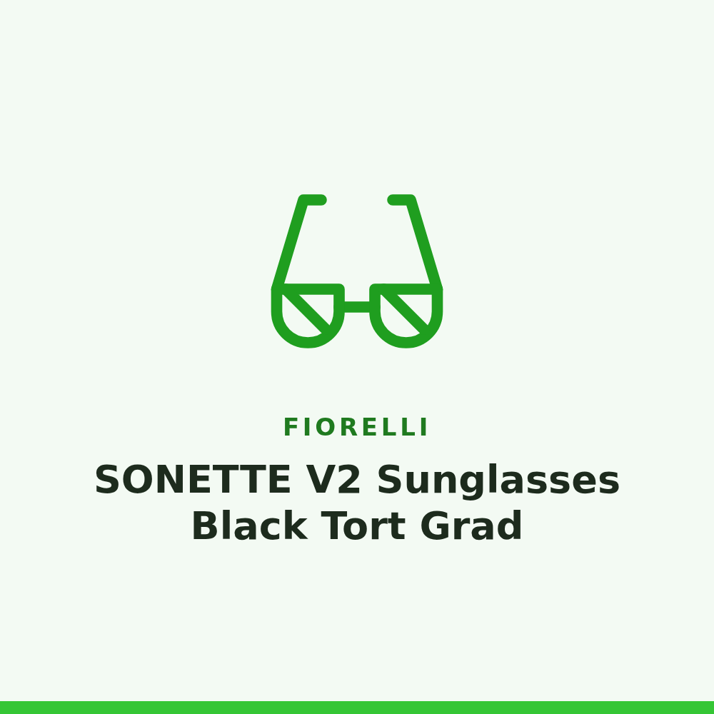 Fiorelli SONETTE V2 Sunglasses Black Tort Grad 1 Pair