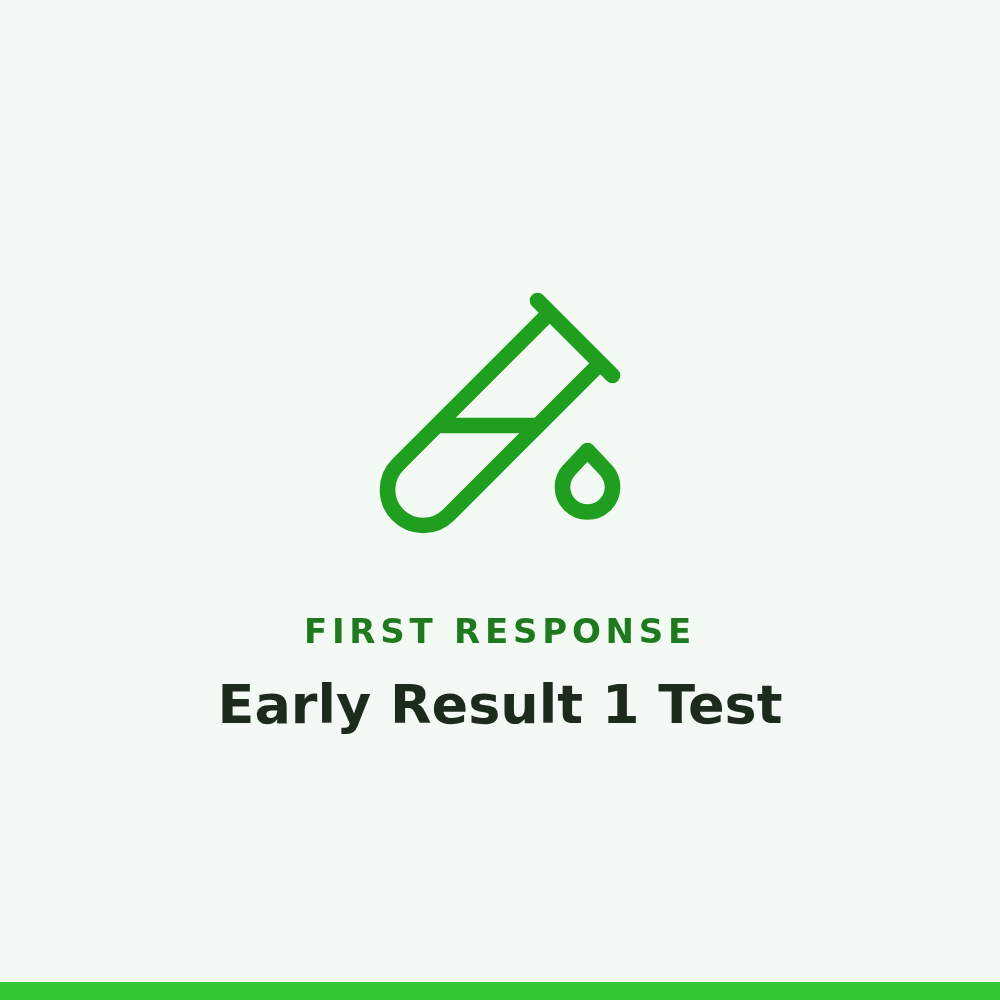 First Response Early Result 1 Test