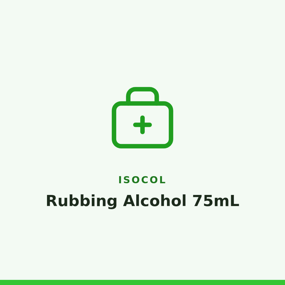Isocol Rubbing Alcohol 75mL
