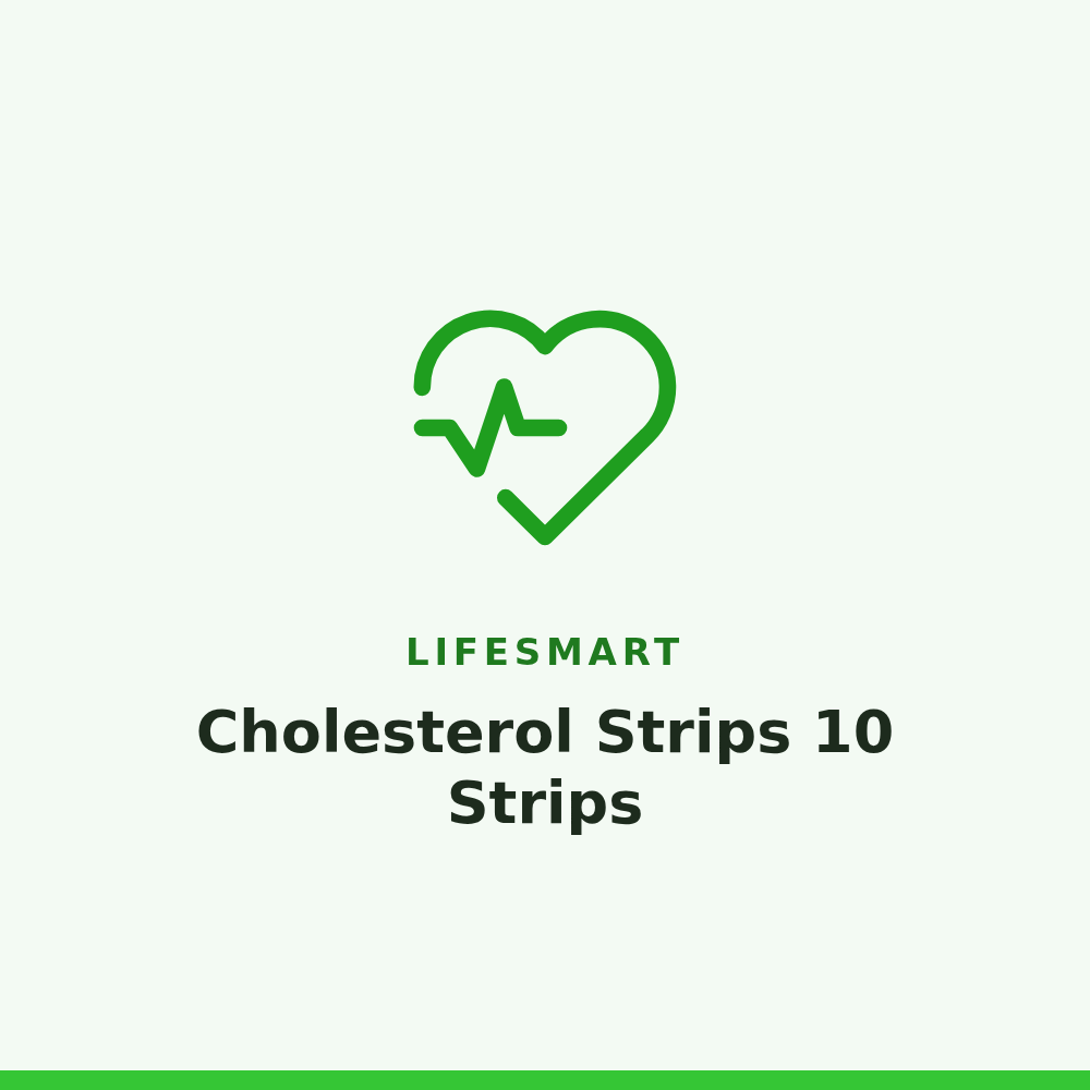 LifeSmart Cholesterol Strips 10 Strips