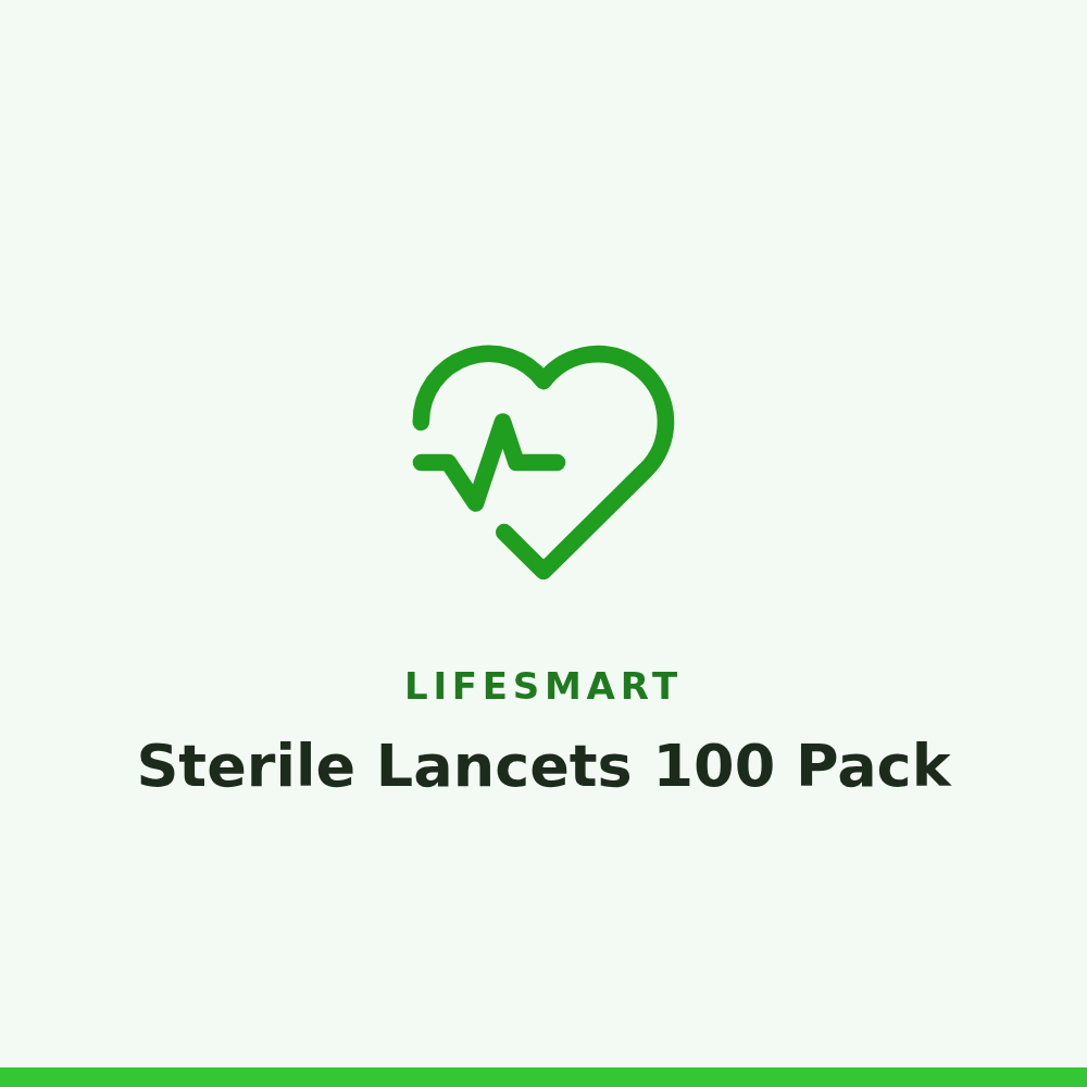 LifeSmart Sterile Lancets 100 Pack