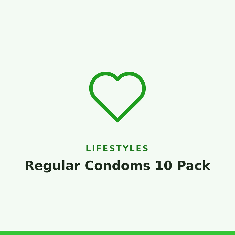 LifeStyles Regular Condoms 10 Pack
