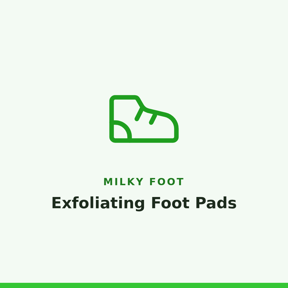 Milky Foot Exfoliating Foot Pads 1 Pair