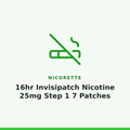 Nicorette 16hr Invisipatch Nicotine 25mg Step 1 7 Patches