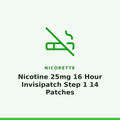 Nicorette Nicotine 25mg 16 Hour Invisipatch Step 1 14 Patches